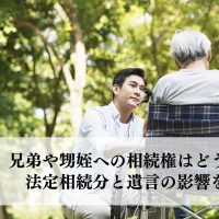 兄弟姉妹や甥姪への相続権はどうなる？法定相続分と遺言の影響を解説